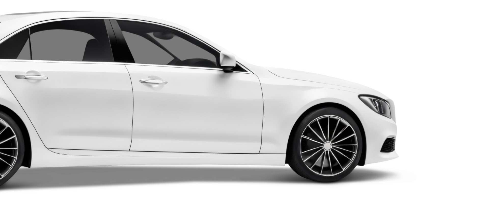 Weißes Auto